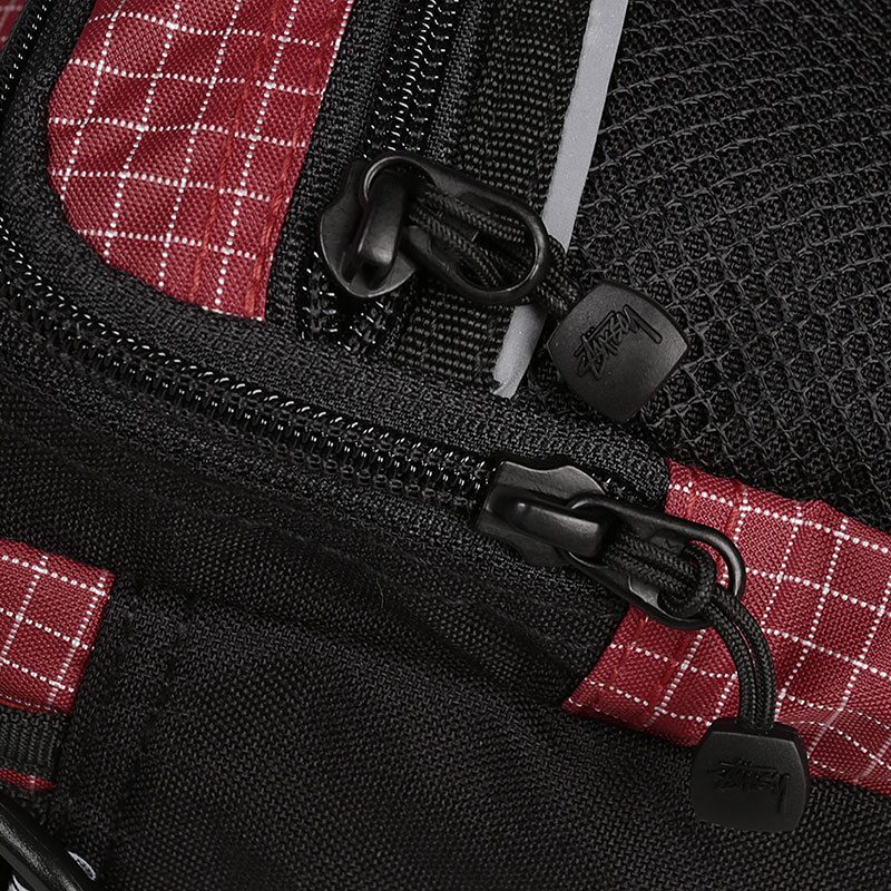 Сумка через плечо Stussy Ripston Nylon Shoulder Bag (134185-red)  - цена, описание, фото 3